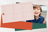 "Fox De Noel" - Gift Tags in Evergreen by Bonjour Paper - Back of Tag Options