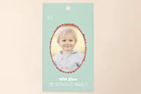 "Funny Frames" - Gift Tags in Winter Sky by peetie design - Front