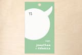 "Comic Convo" - Gift Tags in Spearmint by Betta - Front