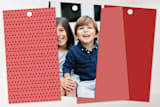 "Warm And Cozy Holidays" - Gift Tags in Deep Coral by Angel Walker - Back of Tag Options
