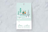 "WinterLand" - Gift Tags in Aqua by Sharon O. - Front