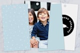 "Presents from Penguins" - Gift Tags in Sky by Jennifer Holbrook - Back of Tag Options