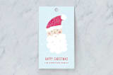 "Father Christmas" - Gift Tags in Powder Blue by Erin Hodges - Front