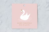"Seven Swans Swimmin" - Gift Tags in Ballet Slipper by Itsy Belle Studio - Front