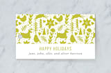 "Scandi Holiday" - Gift Tags in Artichoke by Beth Schneider - Front