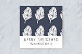 "Navy Pine" - Gift Tags in Navy by Beth Schneider - Front