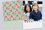 "Festive Winter Birds" - Gift Tags in Mint by curiouszhi - Back of Tag Options