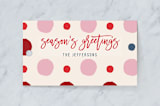 "Painted Circles" - Gift Tags in Peachy by Ilze Lucero - Front