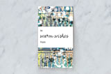 "Winter colourful sweater" - Gift Tags in Navy by Oana Prints - Front