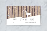 "BIRCH" - Gift Tags in Plum by Bethany Anderson - Front