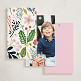 "Poinsettia Pretty In Pink" - Gift Tags in Winter Garden by Erika Firm - Back Designs