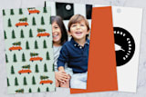 "Tree Lot" - Gift Tags in Marmalade by Joyce Pinheiro - Back of Tag Options