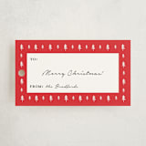 "Tree Grid" - Gift Tags in Holly by Annie Shapiro - Front