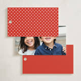 "Fair Isle Festive" - Gift Tags in Crimson by Meagan Christensen - Back Designs