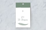 "Sketched Willow" - Gift Tags in Sage by Katharine Watson - Front