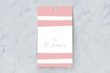 "Swan Pond B" - Gift Tags in Blush by Stacey Day - Front
