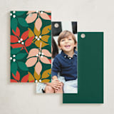 "Mod Leaves" - Gift Tags in Festive by Genna Blackburn - Back Designs