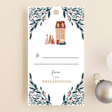 "Holiday Season" - Gift Tags in Snow by Vivian Yiwing - Front