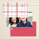 "Fun plaid" - Gift Tags in Plaid by Creo Study - Back of Tag Options