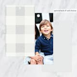 "gingham stars" - Gift Tags in Buttercream by Carolyn Nicks - Back of Tag Options