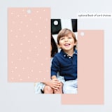 "Tree Lot" - Gift Tags in Peach by Morgan Kendall - Back of Tag Options