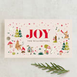 "Woodland Christmas" - Gift Tags in Berries by Vivian Yiwing - Front