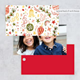 "Christmas Confetti" - Gift Tags in Santa by Vivian Yiwing - Back of Tag Options