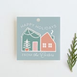 "Holiday Streets" - Gift Tags in Spice Drops by Charter Oaks Creative - Front
