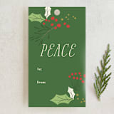 "Yuletide Sprigs" - Gift Tags in Balsam Fir by Kiersten Garner - Front