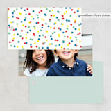 "Sledding Scene" - Gift Tags in Mint by Meggy Masters - Back of Tag Options