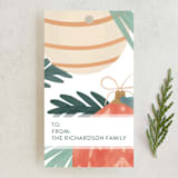 "Ornament Modern" - Gift Tags in Cinnamon by Angel Walker - Front
