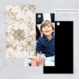"Snow Flurries" - Gift Tags in Snow by Leah Bisch - Back of Tag Options