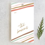 "Festive Lines" - Gift Tags in Candy by Creo Study - Front