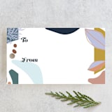 "Abstract Christmas at sea" - Gift Tags in Turquoise by Stephanie C Martinez - Front