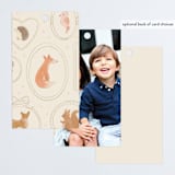 "Woodland animal frame" - Gift Tags in Woodland by Creo Study - Back of Tag Options