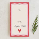 "A Little Love" - Gift Tags in Heart by Tina Faselli - Front