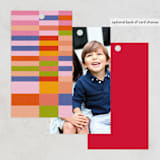 "COLOURFUL KILIM" - Gift Tags in Sunrise by Dominique Vari - Back of Tag Options