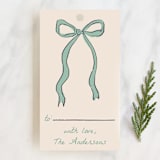 "Pastel Bow" - Gift Tags in Sweets by Cass Loh - Front