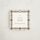 "Window Pane" - Gift Tags in Vanilla by Cindy Reynolds - Front