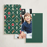 "Festive icons" - Gift Tags in Leaf by Sarah Knight - Back of Tag Options