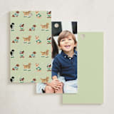 "Holiday Dogs" - Gift Tags in Sage by tara berg - Back of Tag Options