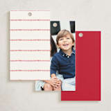 "Festive Topiaries" - Gift Tags in Berry by Susan Zinader - Back of Tag Options