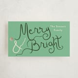 "winter bright" - Gift Tags in Fir by Megan Davis - Front