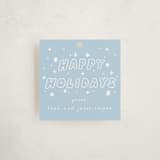 "Pizazz" - Gift Tags in Sky by Everett Paper Goods - Front
