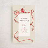"Neddy" - Gift Tags in Holly Berry by Carrie ONeal - Front