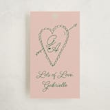 "Crazy Little Thing Called Love" - Gift Tags in Avocado by Helena Vitto - Front