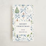 "Nutcracker ribbons" - Gift Tags in Blue Ribbon by Sarah Knight - Front