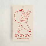 "If Santa Asks" - Gift Tags in Reindeer Nose by Sierra Lee - Front