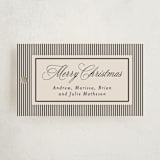 "Striped Elegance" - Gift Tags in Linen by Kelly Schmidt - Front