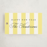 "Preppy Stripes" - Gift Tags in Honey by Emily Betts - Front